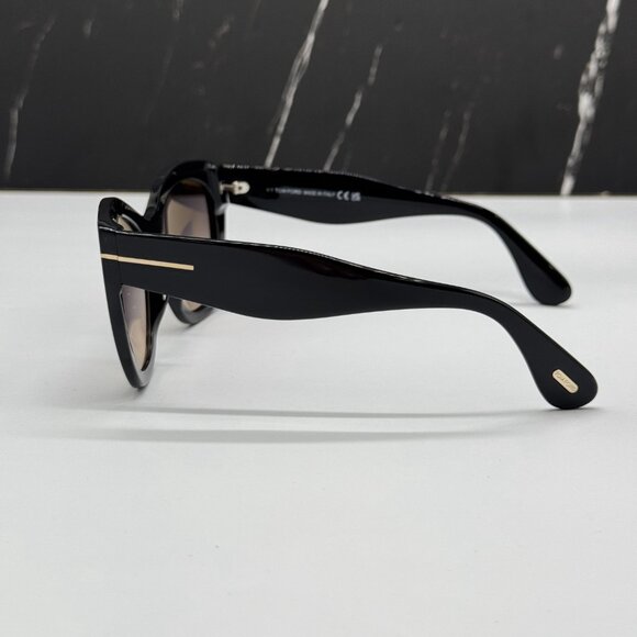NEW TOM FORD TF940 01B WOMEN CAT EYE SUNGLASSES TOM FORD CARA FT0940/S - Picture 6 of 11